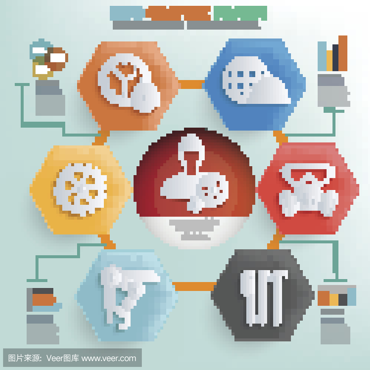 工程師和工業(yè)信息平面設(shè)計,矢量